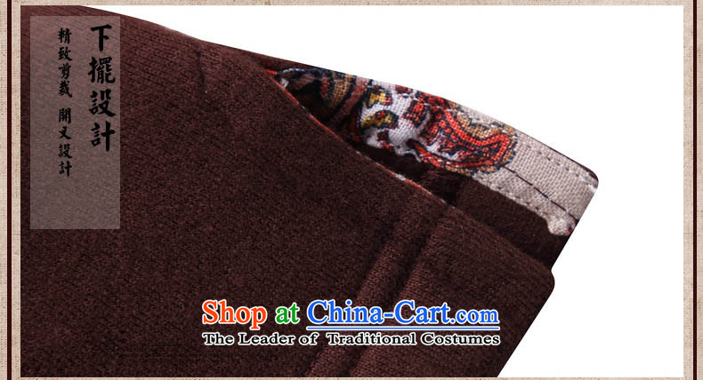 Hunnz New Products China wind men cotton linen Tang Dynasty Chinese classical embroidery Han-retro style long-sleeved sweater and deep red 185 pictures, prices, brand platters! The elections are supplied in the national character of distribution, so action, buy now enjoy more preferential! As soon as possible.