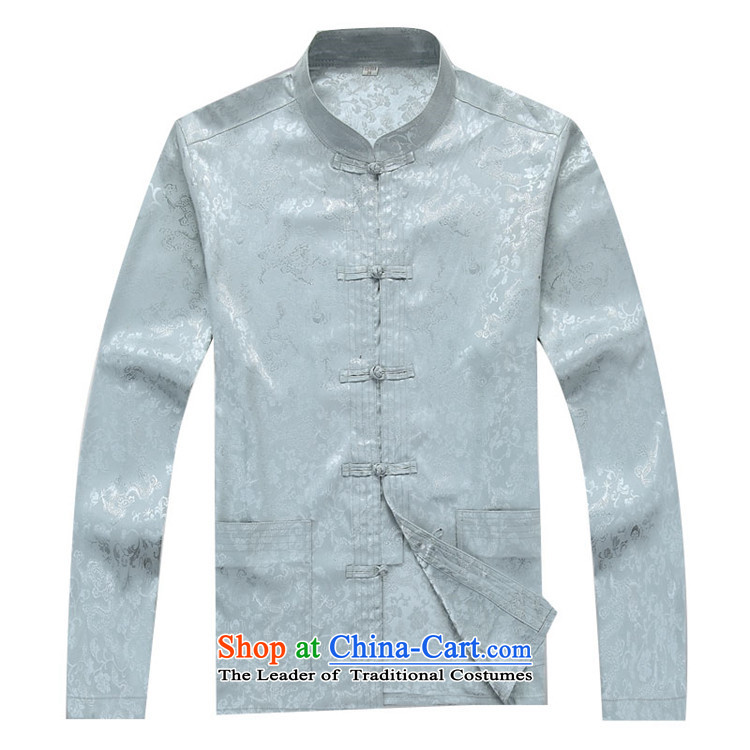 Beijing Europe of autumn and winter New Men Tang Dynasty Package Han-long-sleeved gray suit S picture, prices, brand platters! The elections are supplied in the national character of distribution, so action, buy now enjoy more preferential! As soon as possible.