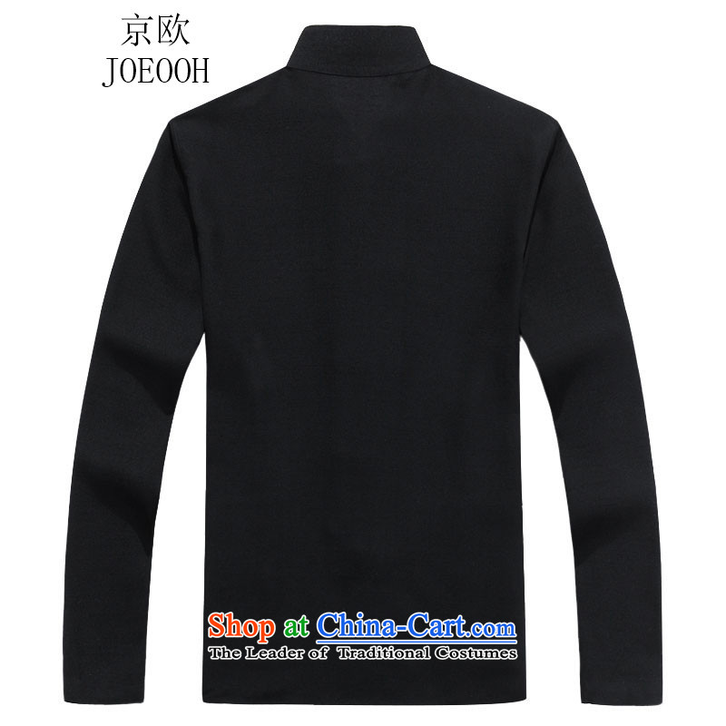 Beijing OSCE Tang Dynasty Package long-sleeved Han-men in both the father and black shirt with older XL, Putin (JOE OOH) , , , shopping on the Internet