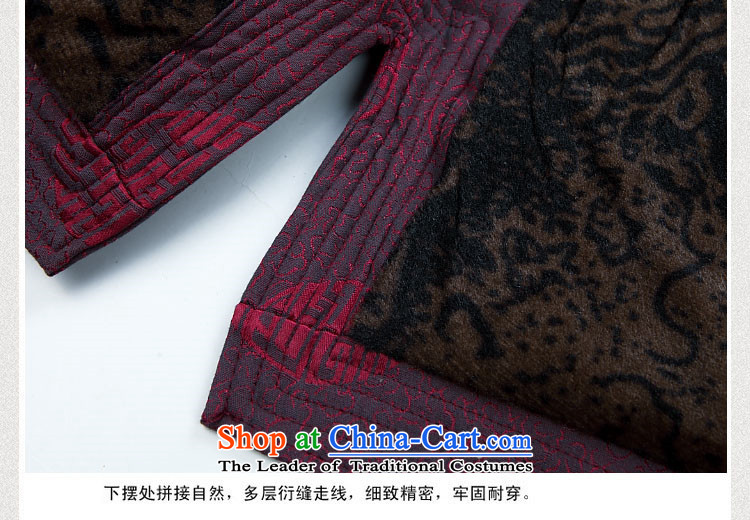 Beijing New Autumn Europe Tang kit jacket in the national costumes of older Chinese Men's Mock-Neck Brown Kit XL/180 picture, prices, brand platters! The elections are supplied in the national character of distribution, so action, buy now enjoy more preferential! As soon as possible.