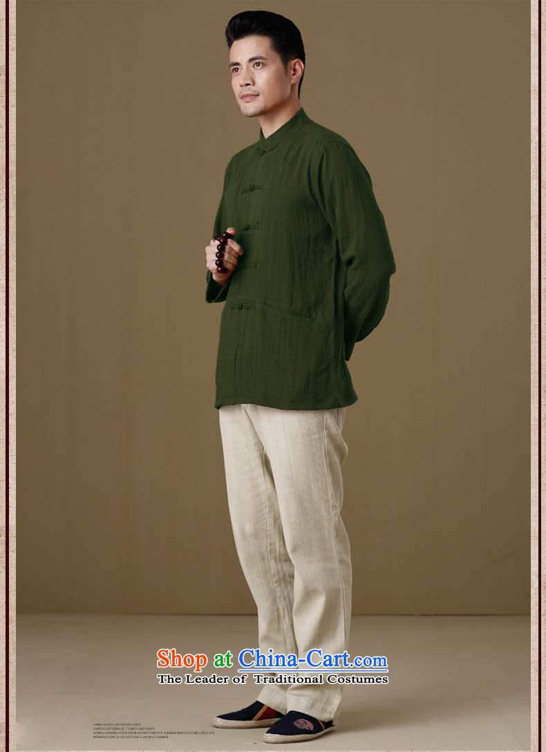 New Products retro China HUNNZ wind long-sleeved men cotton leprosy is Chinese Tang dynasty male in older ball collar military Green 175 pictures, prices, brand platters! The elections are supplied in the national character of distribution, so action, buy now enjoy more preferential! As soon as possible.