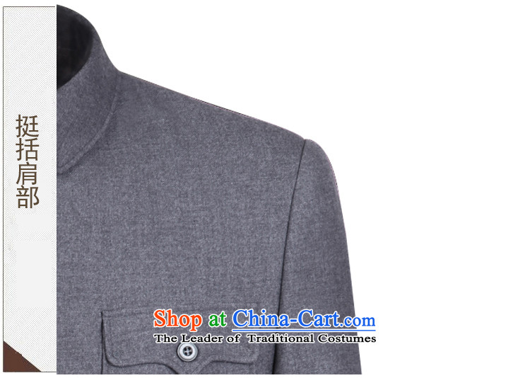 The Emperor smiled in autumn and winter 2015 older Chinese tunic suit the Chinese Men's Mock-Neck gross uniforms spring and autumn jacket? Light Gray 76 pictures, prices, brand platters! The elections are supplied in the national character of distribution, so action, buy now enjoy more preferential! As soon as possible.
