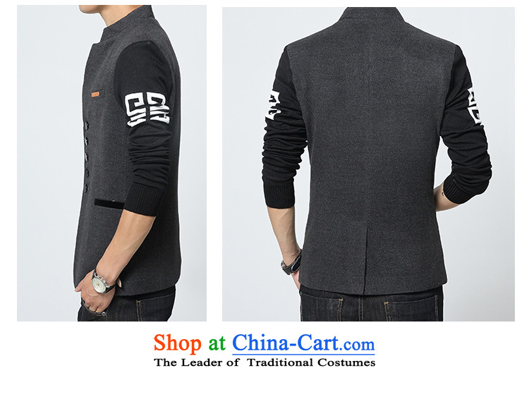 Mrs Rafael Hui 2015 Autumn Chinese tunic stylish Carter leisure suit Male China Wind Jacket Tang 1015 gray 3XL picture, prices, brand platters! The elections are supplied in the national character of distribution, so action, buy now enjoy more preferential! As soon as possible.