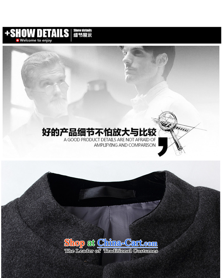 Mrs Rafael Hui 2015 Autumn Chinese tunic stylish Carter leisure suit Male China Wind Jacket Tang 1015 gray 3XL picture, prices, brand platters! The elections are supplied in the national character of distribution, so action, buy now enjoy more preferential! As soon as possible.