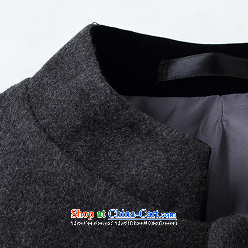 Mrs Rafael Hui 2015 Autumn Chinese tunic stylish Carter leisure suit Male China Wind Jacket Tang 1015 gray 3XL, coca-See Carter , , , shopping on the Internet
