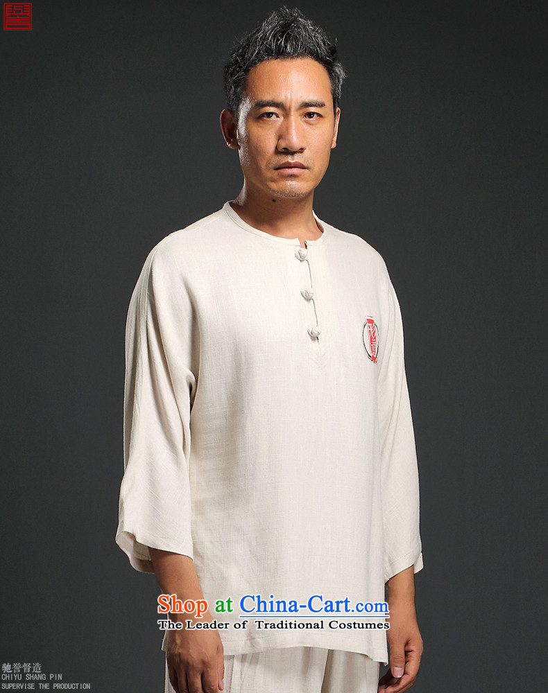 Renowned Chinese men linen service Tang Dynasty Package kung fu shirt clip Chinese Nation disk manually Han-liberal tai chi services men carbon M picture, prices, brand platters! The elections are supplied in the national character of distribution, so action, buy now enjoy more preferential! As soon as possible.