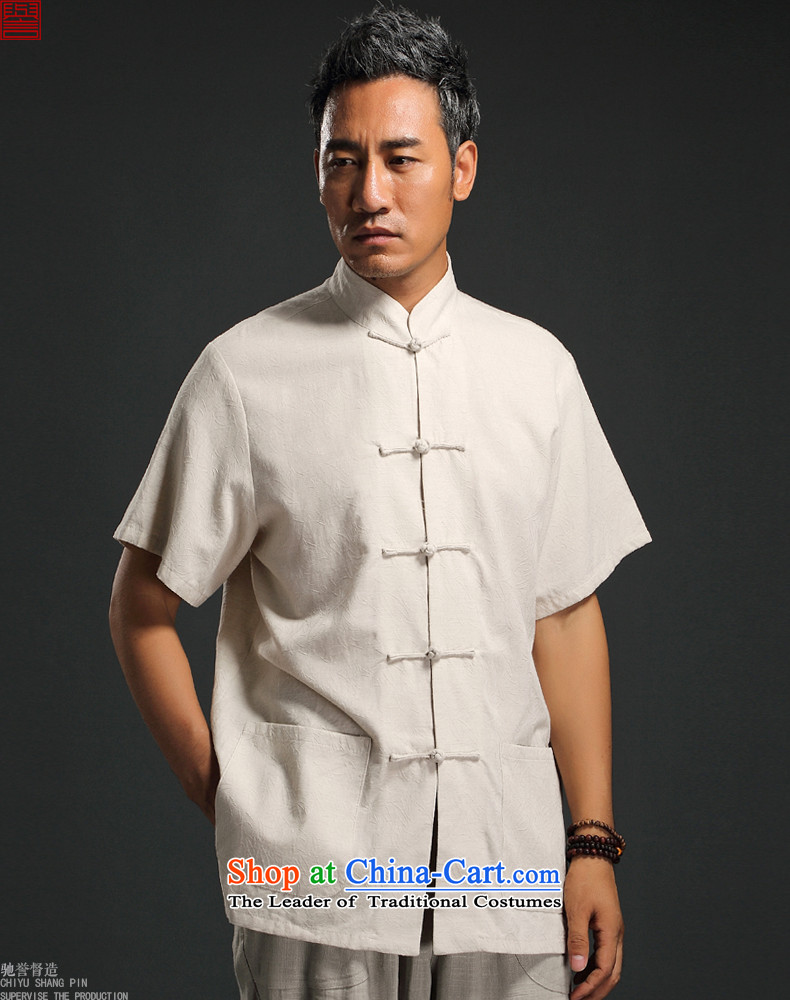 Renowned Chinese Services China wind 2015 Summer New Men linen in his shirt-sleeves retro men Tang dynasty cotton linen tunic of gray XL Photo Book, prices, brand platters! The elections are supplied in the national character of distribution, so action, buy now enjoy more preferential! As soon as possible.