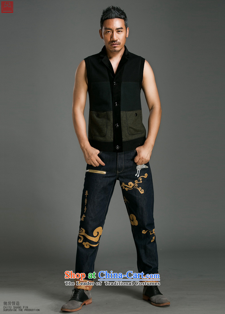 Renowned Chinese services fall of Chinese Wind single row clip relaxd casual retro vest lapel sleeveless jacket male business men carbon 185 pictures, prices, brand platters! The elections are supplied in the national character of distribution, so action, buy now enjoy more preferential! As soon as possible.