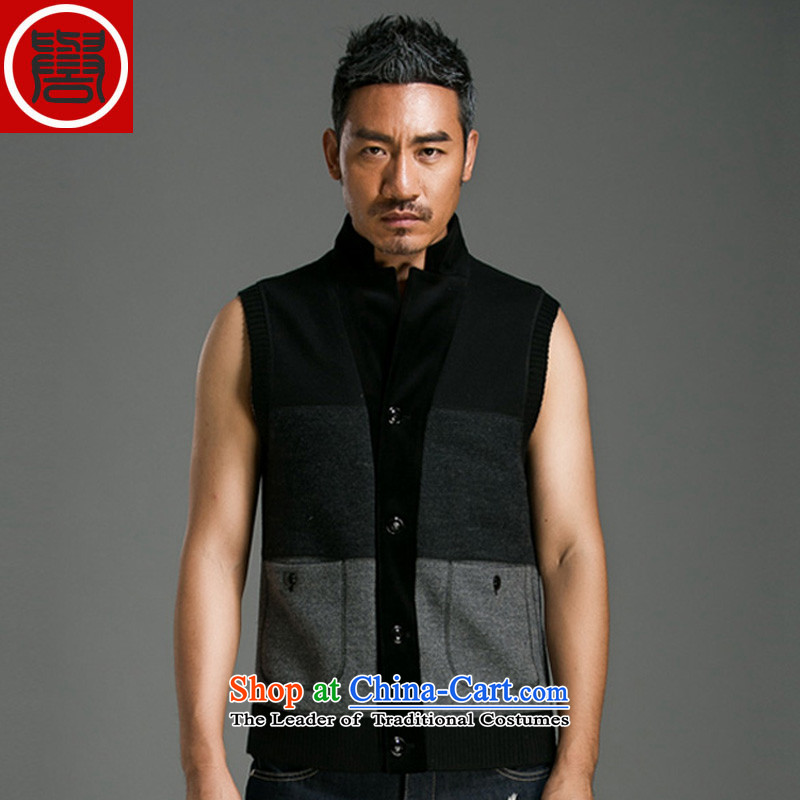 Renowned Chinese services fall of Chinese Wind single row clip relaxd casual retro vest lapel sleeveless jacket male business men carbon 185 renowned (chiyu) , , , shopping on the Internet