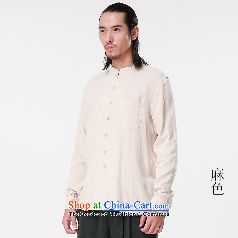 Hee-snapshot lung autumn and winter new Tang dynasty China wind shirt leisure Men's Mock-Neck Shirt, long-sleeved Tang Dynasty Han-White M-hee (XZAOLONG snapshot lung) , , , shopping on the Internet