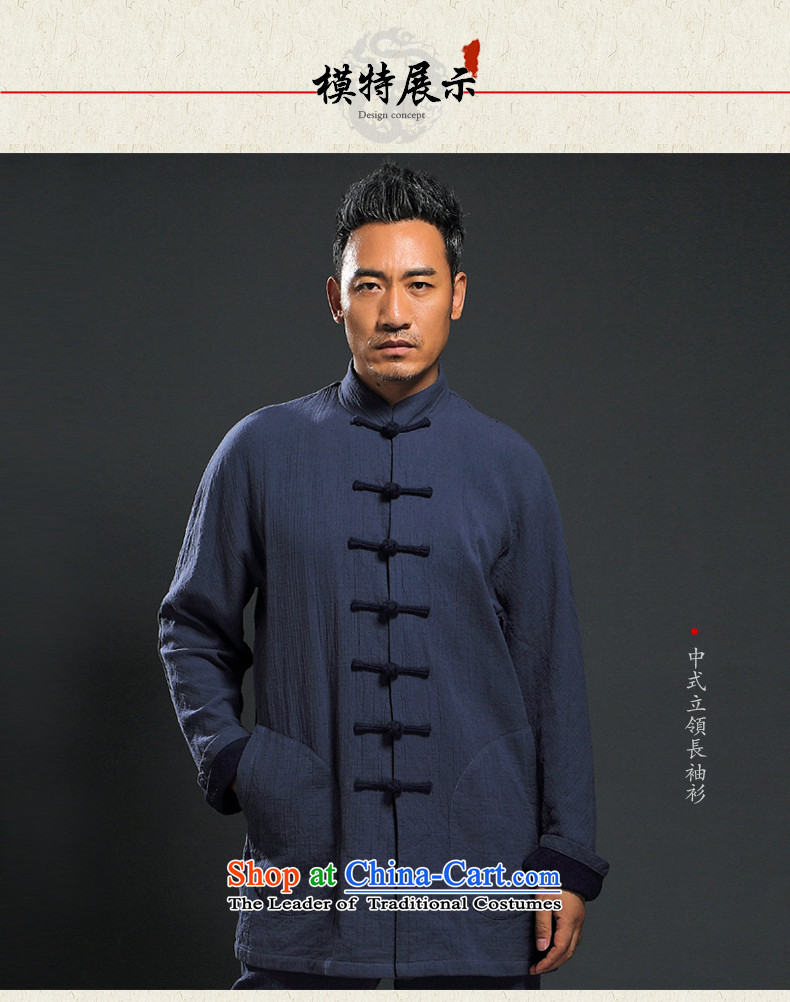 Renowned new fall ethnic men Tang Dynasty Chinese long-sleeved improvements Han-China wind ball-Tang Dynasty to men and wine red XXL picture, prices, brand platters! The elections are supplied in the national character of distribution, so action, buy now enjoy more preferential! As soon as possible.