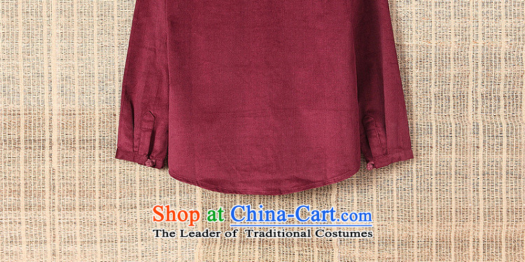 Dan Jie Shi 2015 original art nouveau flowers snap up Chinese corduroy long-sleeved shirt cotton China wind men Brown M picture, prices, brand platters! The elections are supplied in the national character of distribution, so action, buy now enjoy more preferential! As soon as possible.