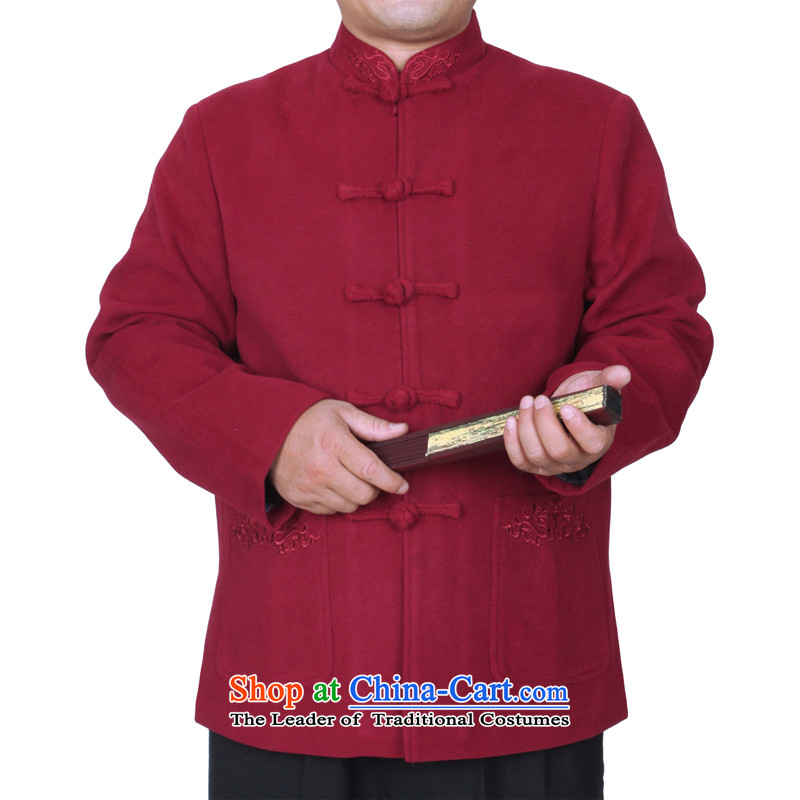 The Cave of the elderly 15 autumn and winter new upscale embroidery Chinese men in older thick hair? Tang jackets Y769 blue , 190 yards to the Cave of the elderly has been pressed shopping on the Internet