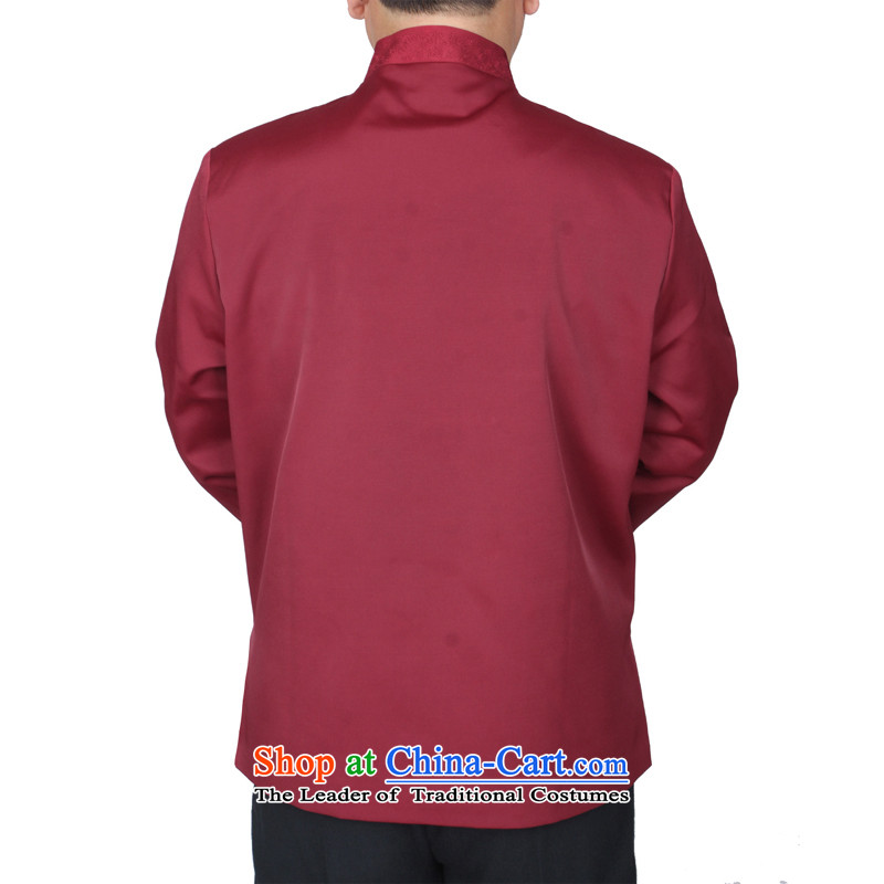 The Cave of the elderly 15 autumn and winter New Red Tang dynasty in embroidery older married upscale banqueting Tang jackets Y768 red 190 yards, the ancestor of the elderly has been pressed shopping on the Internet