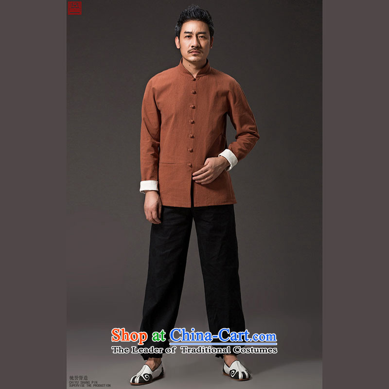 Renowned National wind Tang dynasty her father, loose trousers linen retro leisure Harun trousers China wind cotton linen trousers and black XXXL, renowned (CHIYU) , , , shopping on the Internet