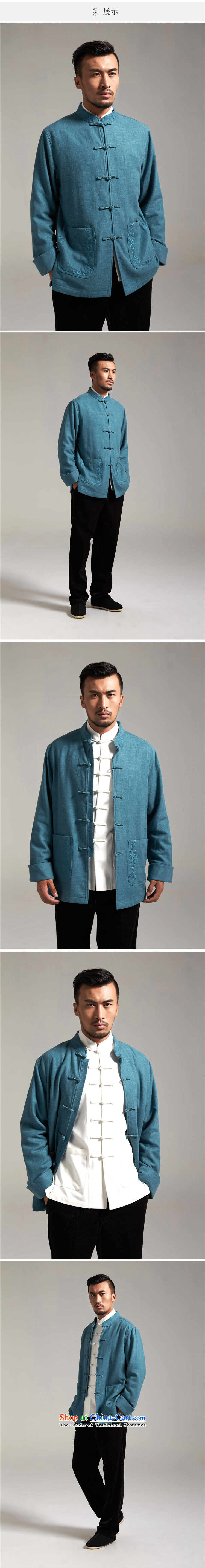Q Shinsaibashi represented a health (men of autumn and winter new Chinese Tang dynasty collar robe jacket 2627 Blue XL Photo, prices, brand platters! The elections are supplied in the national character of distribution, so action, buy now enjoy more preferential! As soon as possible.