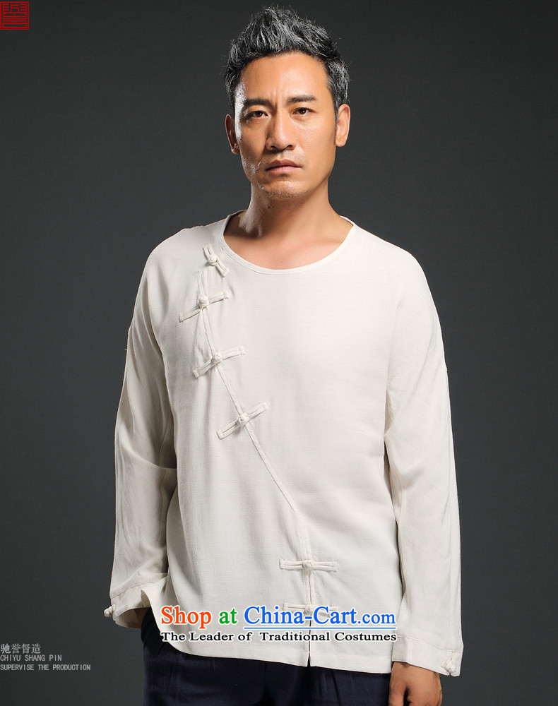 Renowned fall inside the new Tang dynasty retro men's long-sleeved linen ethnic Sau San Han-China wind ma disk backing white L photo detained, prices, brand platters! The elections are supplied in the national character of distribution, so action, buy now enjoy more preferential! As soon as possible.