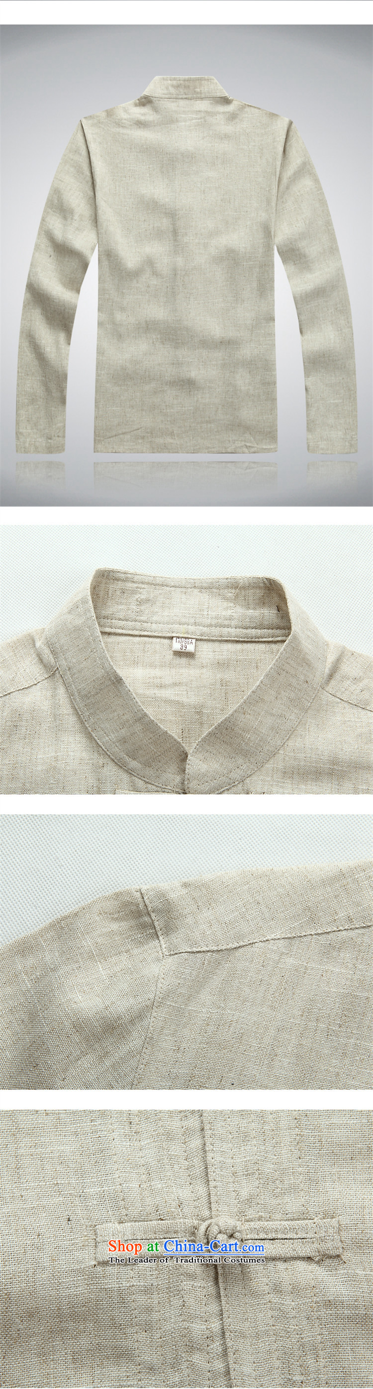 Top Luxury Tang dynasty male long-sleeved shirt, low long-sleeve sweater linen collar men Tang Dynasty National wind in long-sleeved blouses and older Tang gray suit 165/S picture, prices, brand platters! The elections are supplied in the national character of distribution, so action, buy now enjoy more preferential! As soon as possible.