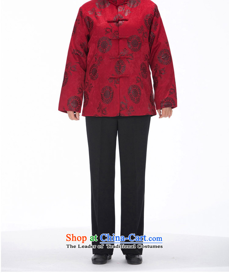 Thre line autumn and winter and the new couple of older women and men in Tang dynasty China wind Park Hee ãþòâ pattern golden marriage couples blouses F0123 birthday couples, red men men L/175 picture, prices, brand platters! The elections are supplied in the national character of distribution, so action, buy now enjoy more preferential! As soon as possible.