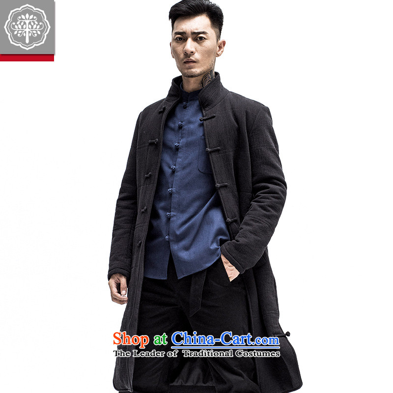 Intended for autumn and winter 2015 New Tree long coats original ethnic Men's Mock-Neck tray clip cotton Tang Jacket Color 170/M, Hyun EYENSREE Tree (Context) , , , shopping on the Internet