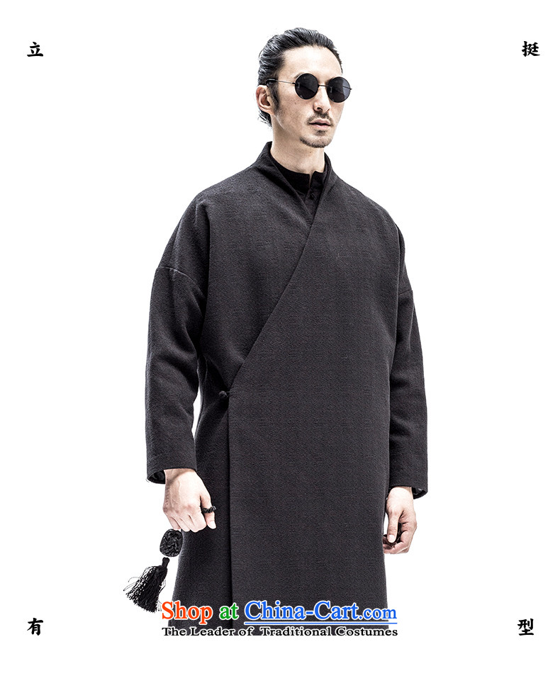 2015 Autumn tree to new long coats jacket men national wind jacket retro ramp flap Han-hyun-color pictures, prices, 185/XXL brand platters! The elections are supplied in the national character of distribution, so action, buy now enjoy more preferential! As soon as possible.