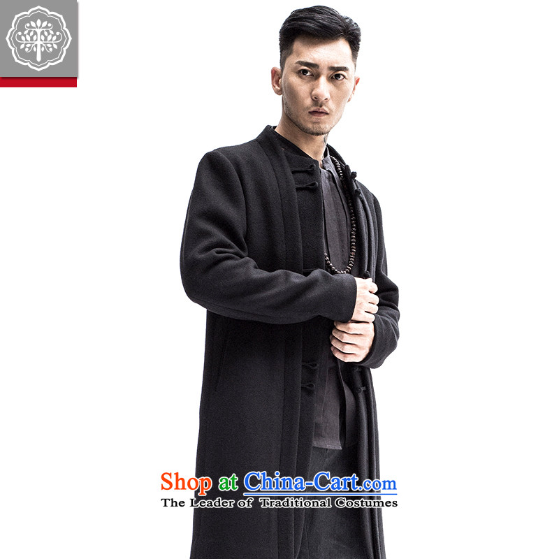Intended for autumn and winter 2015 tree new Tang Dynasty Chinese Wind Jacket men in long Leisure Tang blue jacket 175/L, EYENSREE Tree (Context) , , , shopping on the Internet
