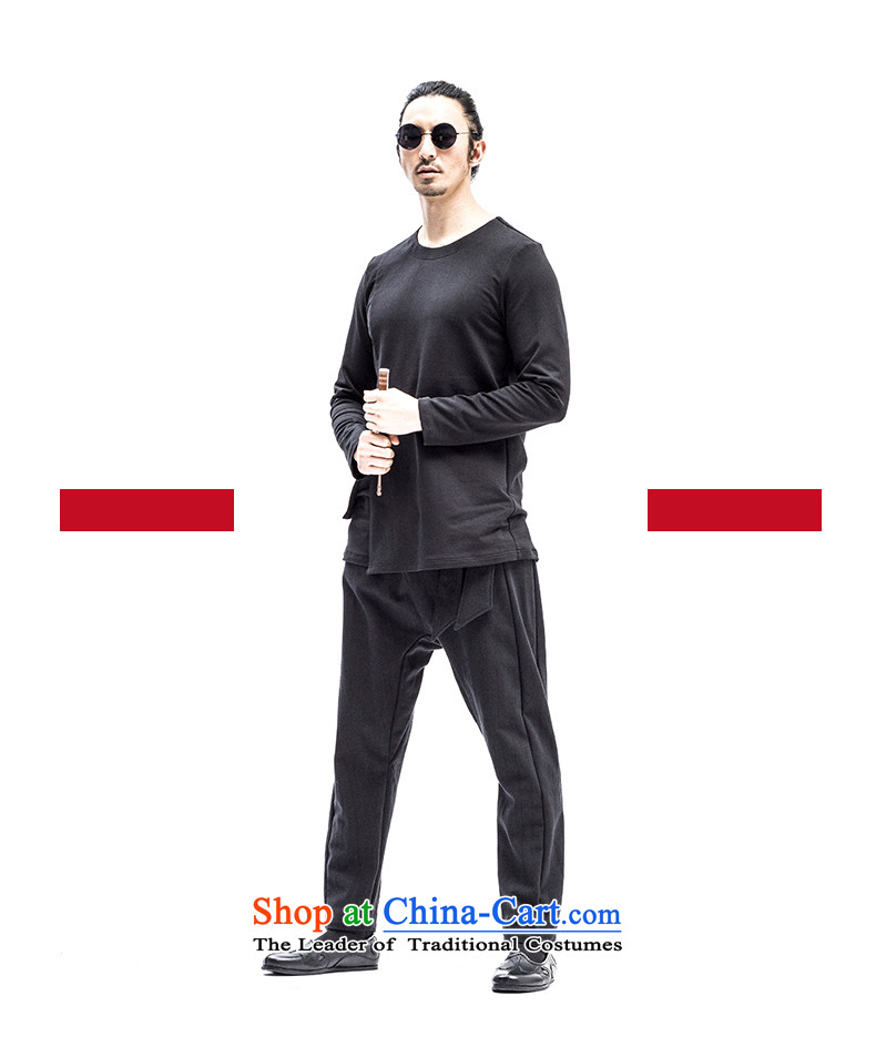 2015 Autumn tree to New Men long-sleeved T-shirt with round collar double minimalist wild cotton T-shirts, forming the solid color designer brands 185/XXL color pictures, Hyun price, brand platters! The elections are supplied in the national character of distribution, so action, buy now enjoy more preferential! As soon as possible.