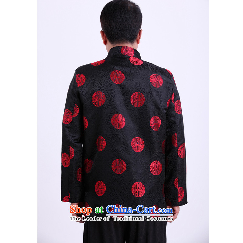 Large urges autumn and winter factory new Tang dynasty in Tang Dynasty elderly men father boxed Chinese men's jackets 13132 black spring and autumn, Dili 190/ Shi Kai , , , shopping on the Internet