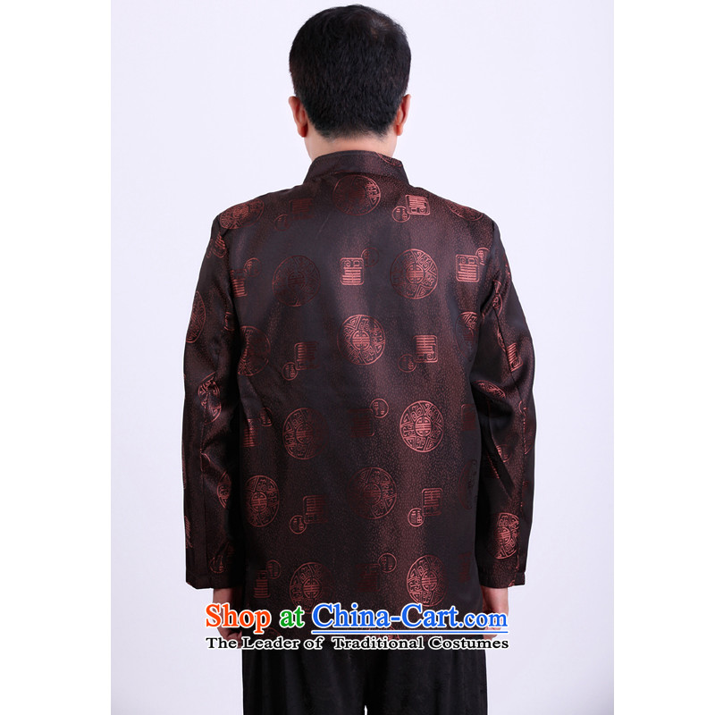 Mr Rafael Hui Kai spring and autumn 2015 Dili New Men Tang Dynasty Tang jackets in older Tang installed life 13143 clothing , 175/brown spring and autumn in Dili Mr Rafael Hui Kai , , , shopping on the Internet