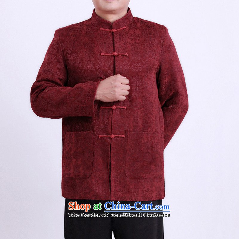 The Rafael Hui Kai Man Tang dynasty new winter jackets for older Tang Tang blouses Male 13147 Red Spring and Autumn), Dili 175/Shi Kai , , , shopping on the Internet