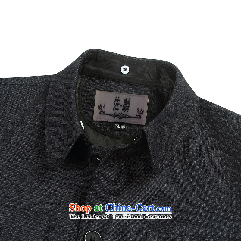 Sato Chu autumn and winter new elderly men men Chinese tunic suit for both business and leisure jacket with gray 07 165-72, Father Sato Chu shopping on the Internet has been pressed.