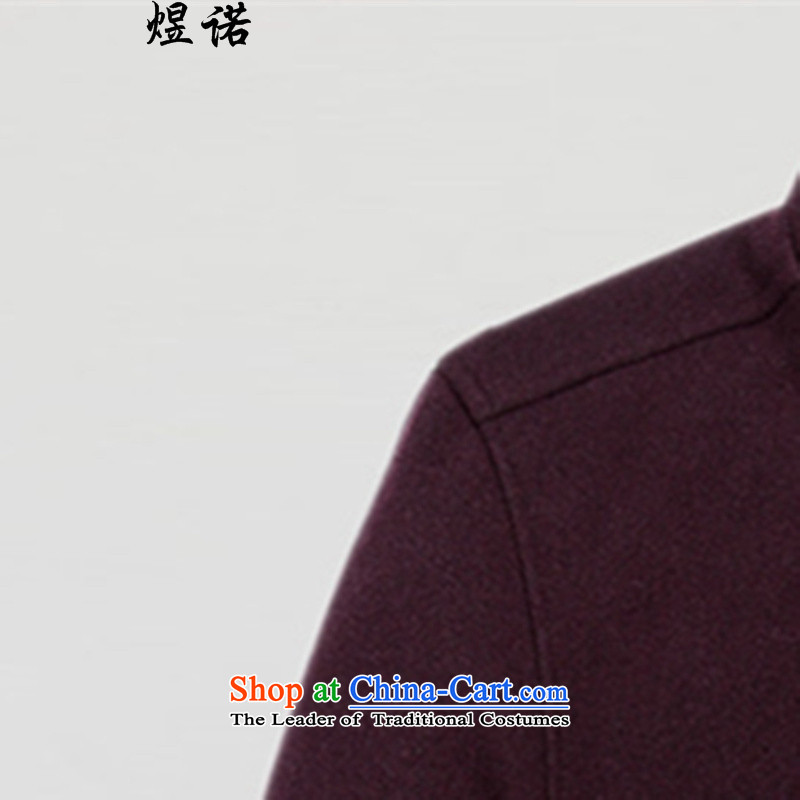 Familiar with the Men's Mock-Neck Leisure Tang blouses, elderly men large Chinese wool a tang jackets and the elderly in the thick Tang dynasty male jacket grandfather red XL/180, familiar with the , , , shopping on the Internet