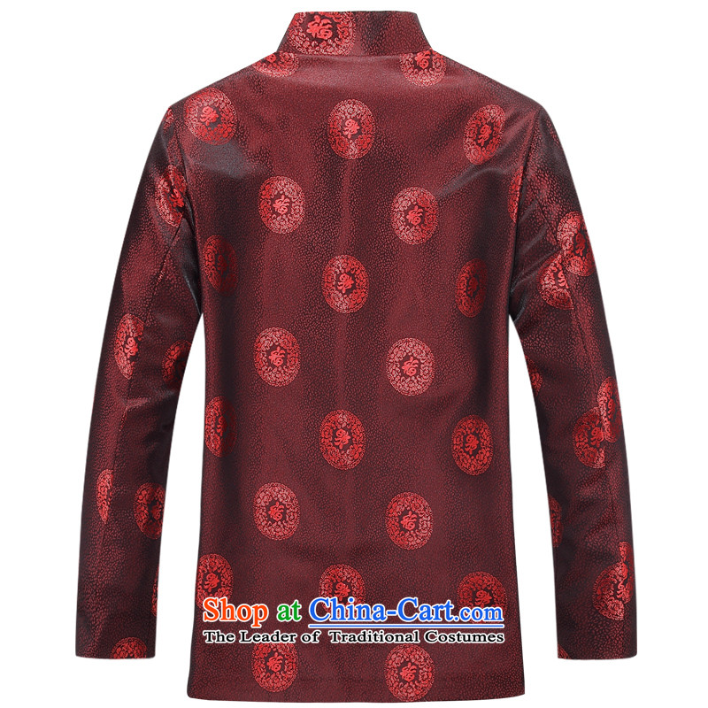 Mr Ma urban 2015 autumn and winter Tang long-sleeved jacket men herbs extract Tang Dynasty Akio elderly father boxed long-sleeved jacket leisure red / Chinese tunic Kit 170/MEN, Princess (ROLMACITY urban) , , , shopping on the Internet