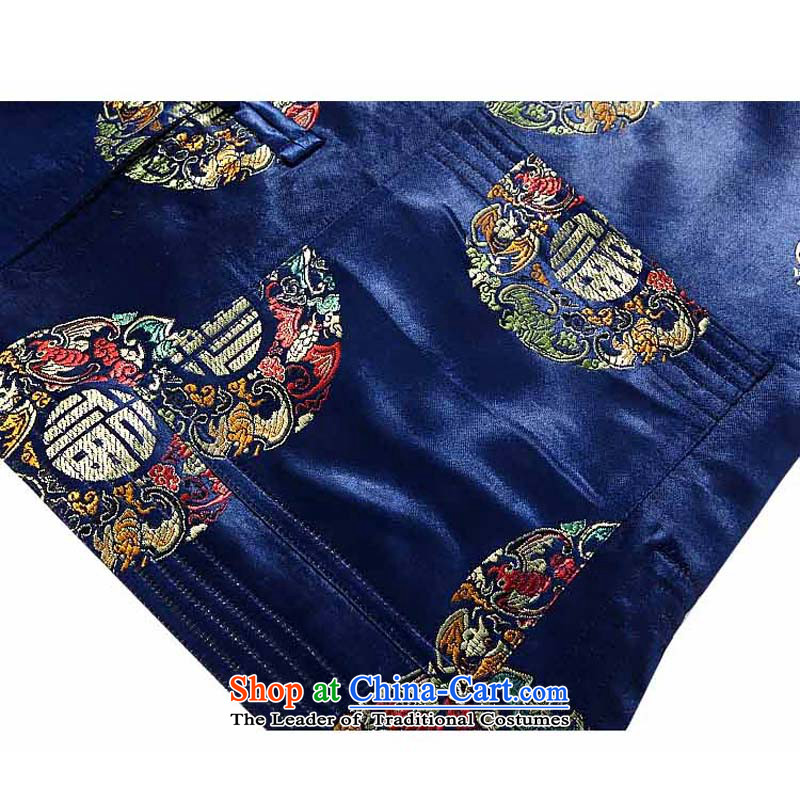 Mr Ma urban 2015 autumn and winter Tang long-sleeved jacket men herbs extract Tang Dynasty Akio elderly father boxed long-sleeved jacket coffee-colored Chinese tunic leisure XXL/180, LO PRINCESS (ROLMACITY urban shopping on the Internet has been pressed.)