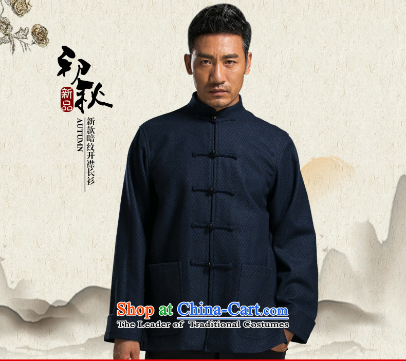 Renowned Tang dynasty China wind male Han-Chinese cotton linen collar long-sleeved blouses and loose bead detained gray national XXXL picture, prices, brand platters! The elections are supplied in the national character of distribution, so action, buy now enjoy more preferential! As soon as possible.