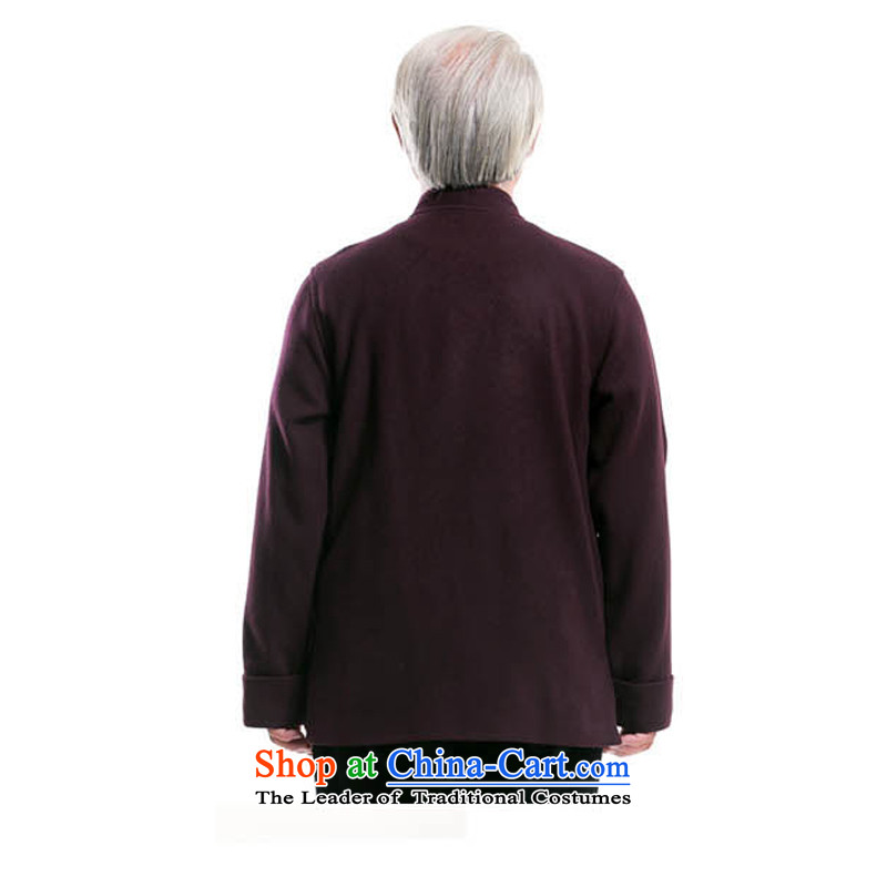 The new line of Bosnia and thre men fall and winter blouses from older Tang Chinese collar? Tang jackets gross national wind Men's Mock-Neck tray snap embroidery Tang blouses carbon M/170, thre line (gesaxing and Tobago) , , , shopping on the Internet