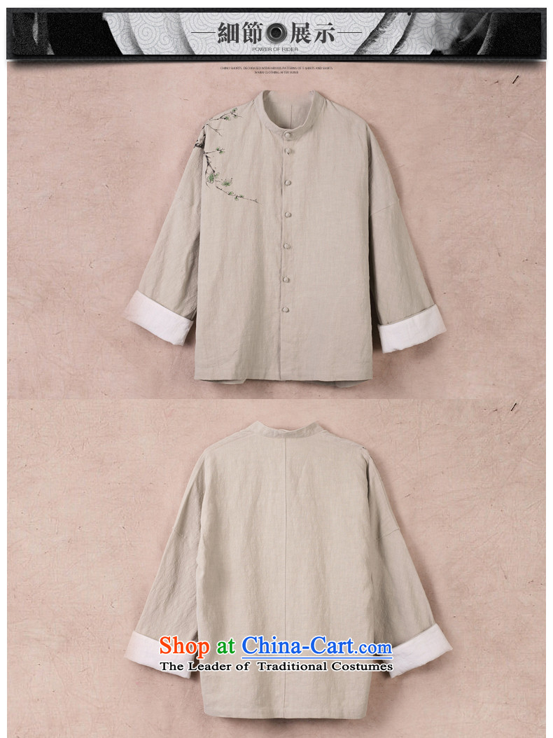 Tang dynasty China wind HUNNZ long-sleeved shirt jacket men linen leisure Chinese Han-cotton linen simple blouse Chinese tunic Army Green 175 pictures, prices, brand platters! The elections are supplied in the national character of distribution, so action, buy now enjoy more preferential! As soon as possible.