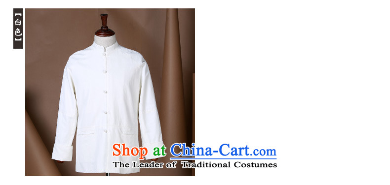Hunnz men of Chinese tunic Neck Jacket trendy long-sleeved tray clip Chinese men China wind cotton linen and Tang dynasty white 185 pictures, prices, brand platters! The elections are supplied in the national character of distribution, so action, buy now enjoy more preferential! As soon as possible.