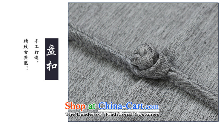 The Ocean 2015 Autumn Shuai new of Chinese Tang dynasty long sleeved shirt collar China wind linen clothes ma gray shirt 170 pictures, prices, brand platters! The elections are supplied in the national character of distribution, so action, buy now enjoy more preferential! As soon as possible.