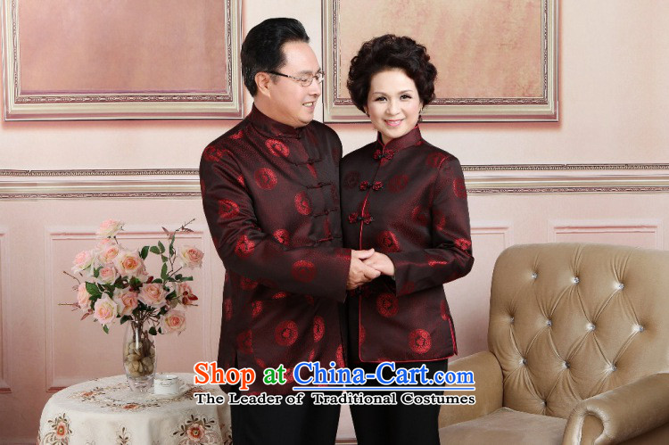 Jie in the autumn and winter in the new elderly men Tang dynasty women and men with brocade coverlets jacket taxi couples long-sleeved robe made wedding men plus cotton prices, pictures, XXXL brand platters! The elections are supplied in the national character of distribution, so action, buy now enjoy more preferential! As soon as possible.
