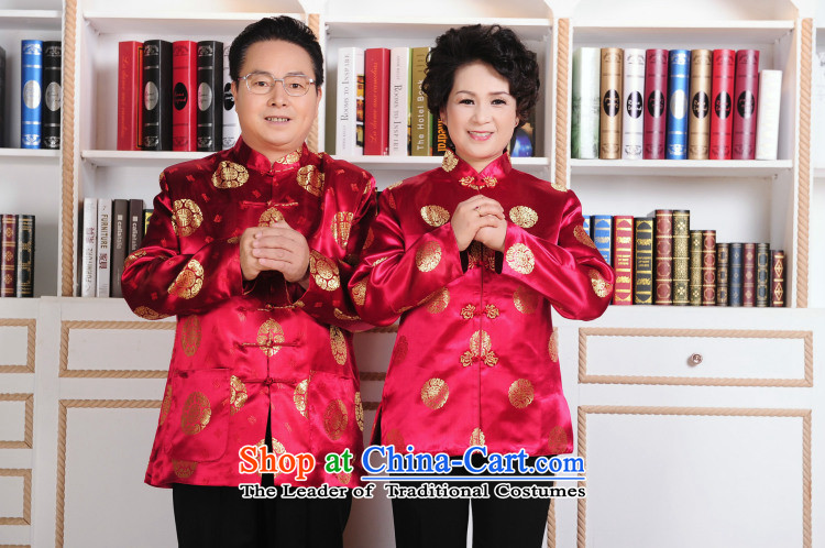 Jie in the autumn and winter of older women and men in Tang Dynasty Mom and Dad boxed birthday couples with wedding dresses made jacket, L pictures, mom price, brand platters! The elections are supplied in the national character of distribution, so action, buy now enjoy more preferential! As soon as possible.