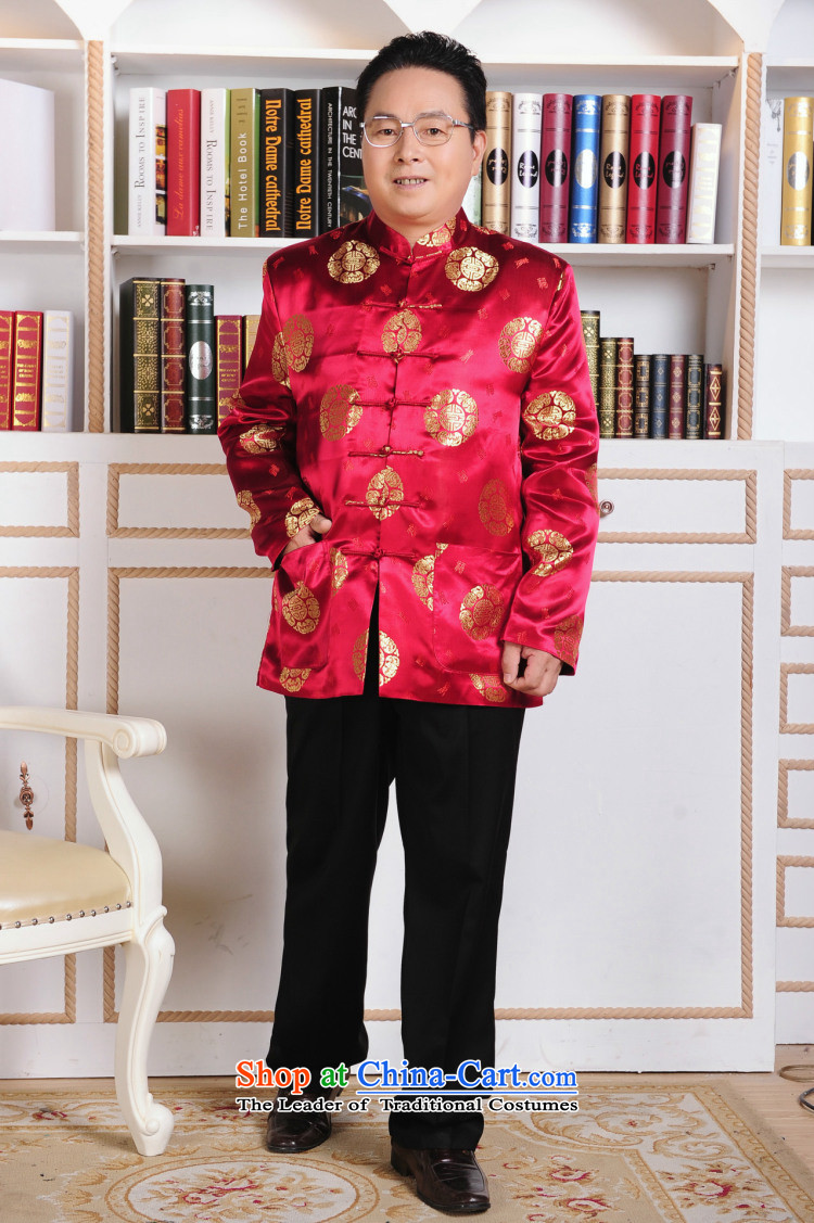 Jie in the autumn and winter of older women and men in Tang Dynasty Mom and Dad boxed birthday couples with wedding dresses made jacket, L pictures, mom price, brand platters! The elections are supplied in the national character of distribution, so action, buy now enjoy more preferential! As soon as possible.