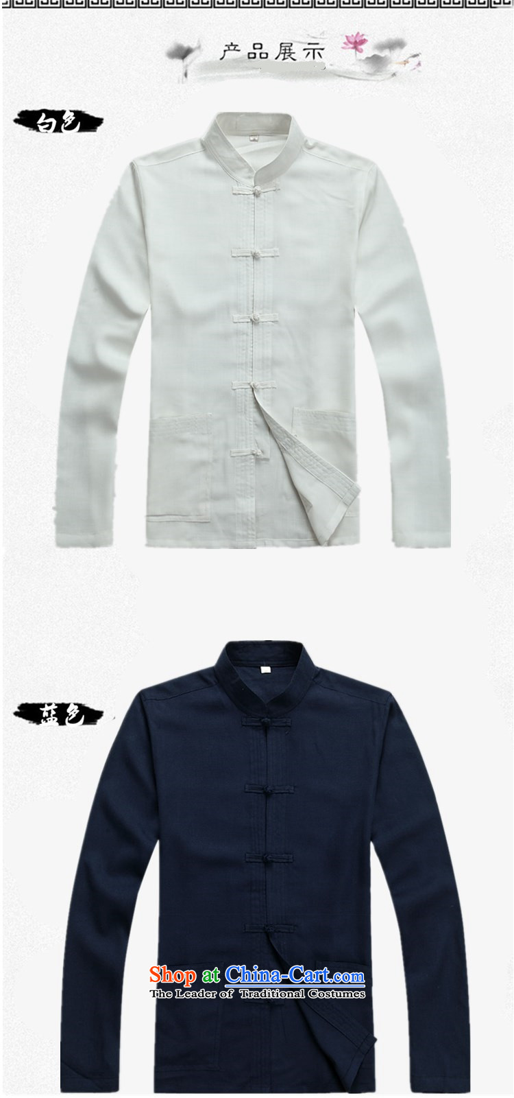 The spring and autumn of 2015, familiar with the Tang Dynasty Package in the breathable older jacket jacket, low long-sleeved shirt collar men Tang dynasty long-sleeved shirt with father m Yellow S/165 kit picture, prices, brand platters! The elections are supplied in the national character of distribution, so action, buy now enjoy more preferential! As soon as possible.