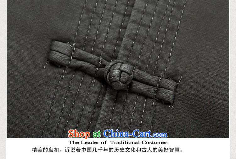 Hiv Rollet men Tang dynasty during the spring and autumn jacket birthday celebration for the wedding banquet Chinese national Dress Shirt Light Gray XXL picture, prices, brand platters! The elections are supplied in the national character of distribution, so action, buy now enjoy more preferential! As soon as possible.