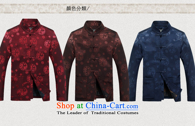 Hiv Rollet autumn and winter long sleeve jacket thick kit for larger Chinese people wearing thin jacket with father jacket grandfather red XXL picture, prices, brand platters! The elections are supplied in the national character of distribution, so action, buy now enjoy more preferential! As soon as possible.
