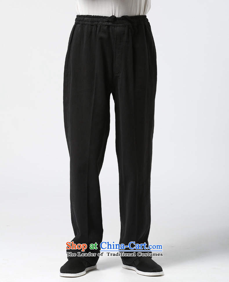 Ho Chi 2015 autumn in older men cotton linen trousers China Wind Pants and Tang Chinese cotton linen pants and black 175 pictures, prices, brand platters! The elections are supplied in the national character of distribution, so action, buy now enjoy more preferential! As soon as possible.