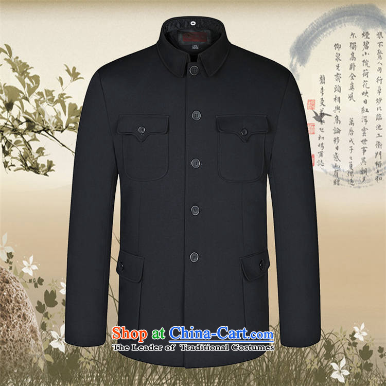 As Mr Man Chun, older Chinese tunic men's father jacket Zhongshan services fall and winter thick, Collar Father Chinese tunic black single聽190 pictures, prices, brand platters! The elections are supplied in the national character of distribution, so action, buy now enjoy more preferential! As soon as possible.