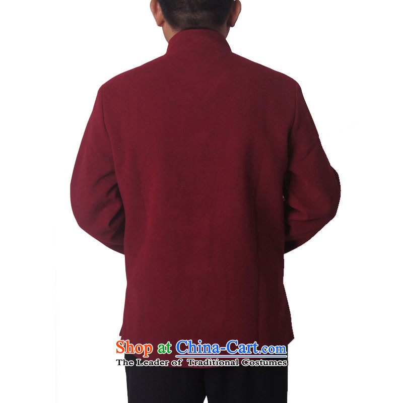 Mr Rafael Hui-ying's New Man Tang jackets spring long-sleeved shirt collar male China wind Chinese elderly in the national costumes festive holiday gifts deep red 769 180, the British-See (sureyou) , , , shopping on the Internet