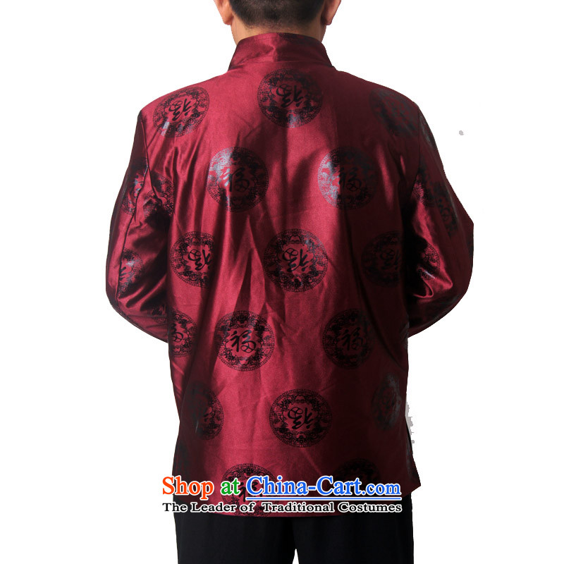 Mr Rafael Hui-ying's New Man Tang jackets spring long-sleeved shirt collar male China wind Chinese elderly in the national costumes festive holiday gifts red 175, 1501 British Mr Rafael Hui (sureyou) , , , shopping on the Internet