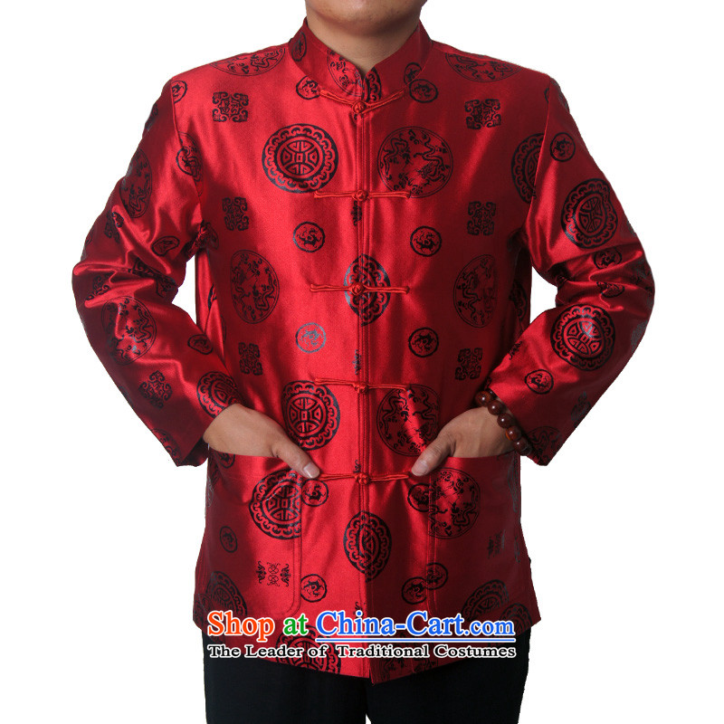 Mr Rafael Hui-ying's New Man Tang jackets spring long-sleeved shirt collar male China wind Chinese elderly in the national costumes festive holiday gifts red 1502 170, Mr Rafael Hui Ying (sureyou) , , , shopping on the Internet